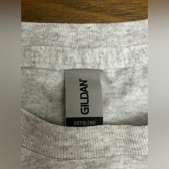 Gildan XL Graphic T-Shirt I Get Us Out of Trouble Light Gray (0349) - Picture 4 of 11